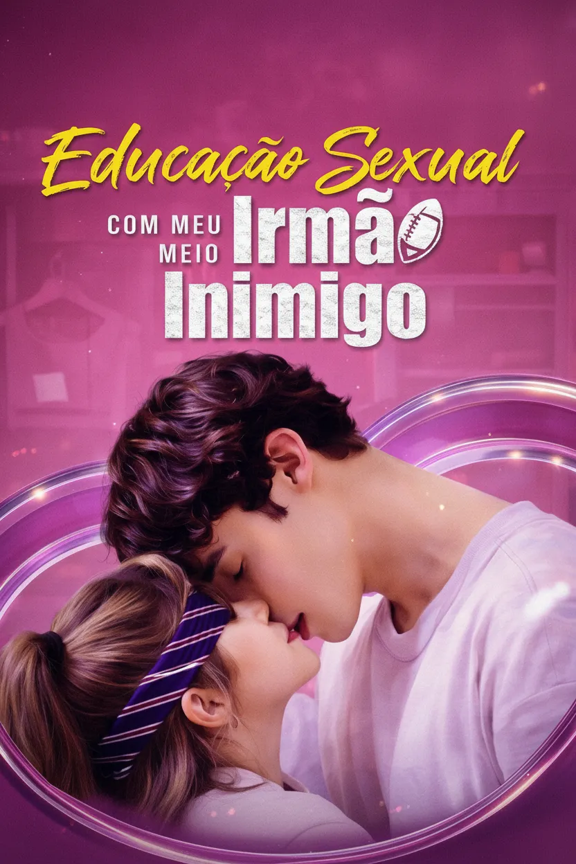 Capa de Educação Sexual com Meu Meio Irmão Inimigo (Sex Education with My Enemy Stepbrother)
