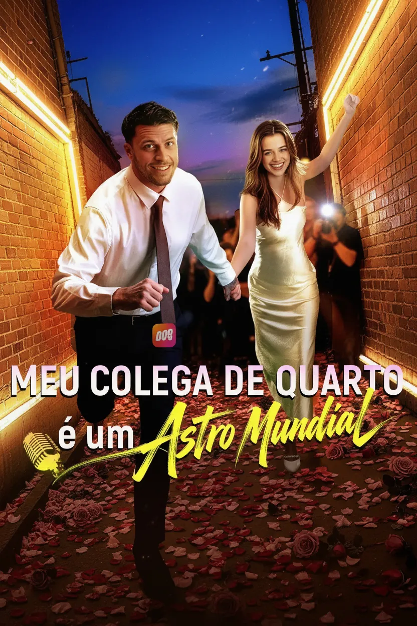 Capa de Meu Colega de Quarto É um Astro Mundial
