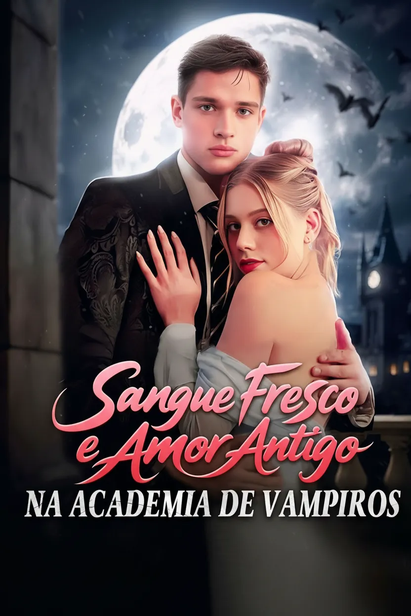 Capa de Sangue Fresco e Amor Antigo na Academia de Vampiros