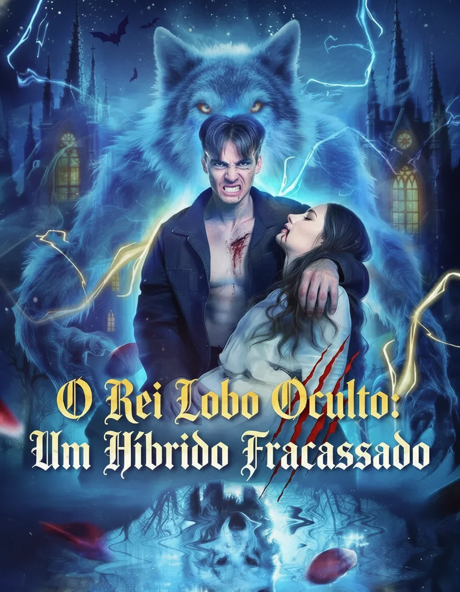 Capa de O Rei Lobo Oculto Um Híbrido Fracassado