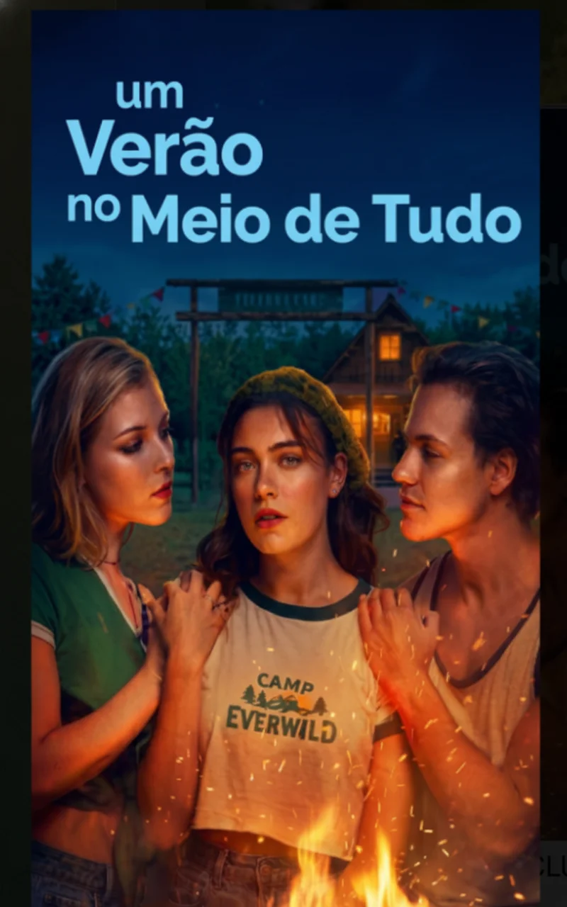 Capa de Um Verão no Meio de Tudo (The summer in between)