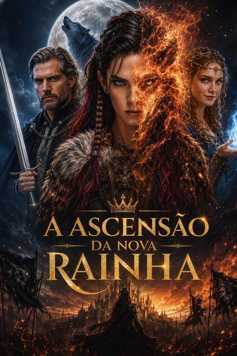 Capa de A Ascensão da Nova Rainha (The rise of the Lycan queen)