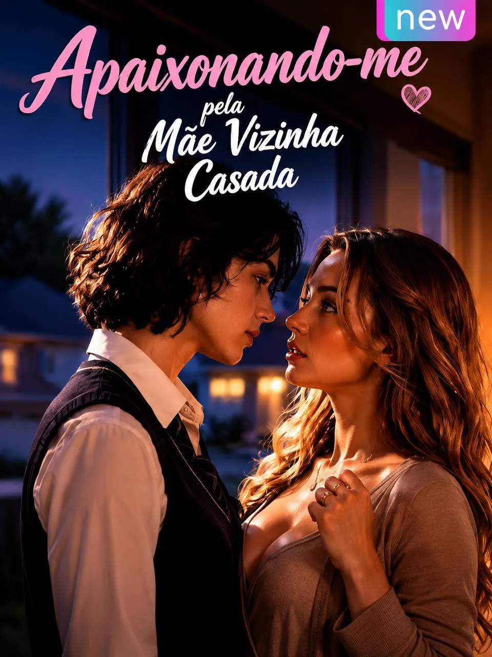 Capa de Apaixonando-Me Pela Mãe Vizinha Casada