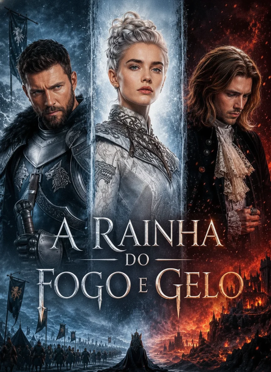 Capa de A Rainha Do Fogo E Do Gelo (A Rainha Do Fogo E Gelo Voltou Para Se Vingar)