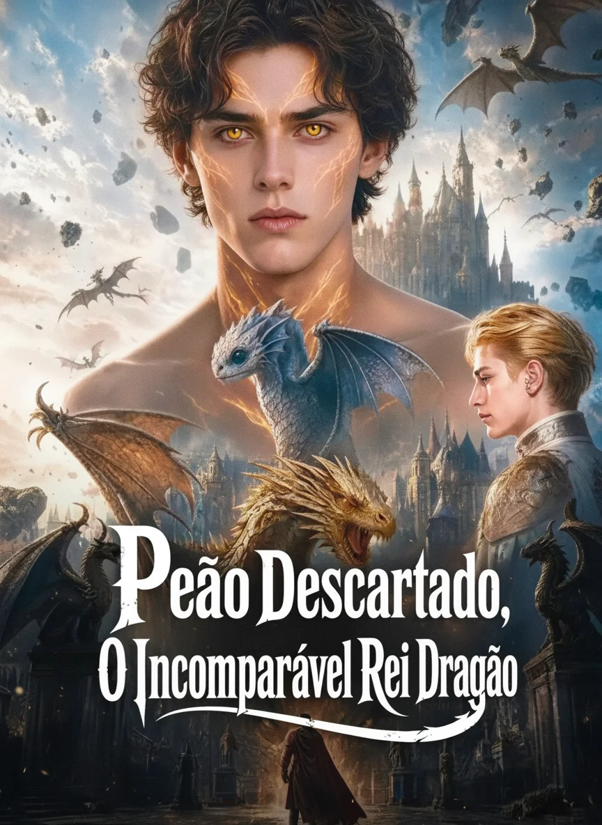 Capa de Peão Descartado, o Incomparável Rei Dragão