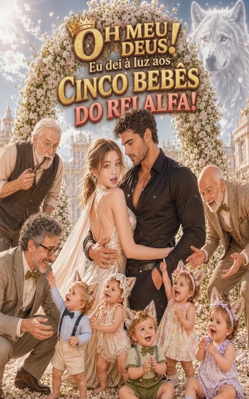 Capa de Oh Meu Deus! Eu Dei a Luz aos Cinco Bebês do Rei Alfa!