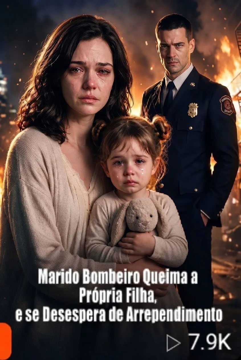 Capa de Marido Bombeiro Queima a Própria Filha, e se Desespera de Arrependimento