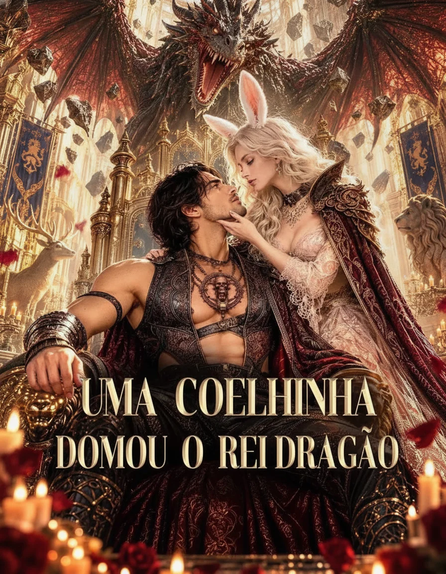 Capa de Uma Coelhinha Domou o Rei Dragão