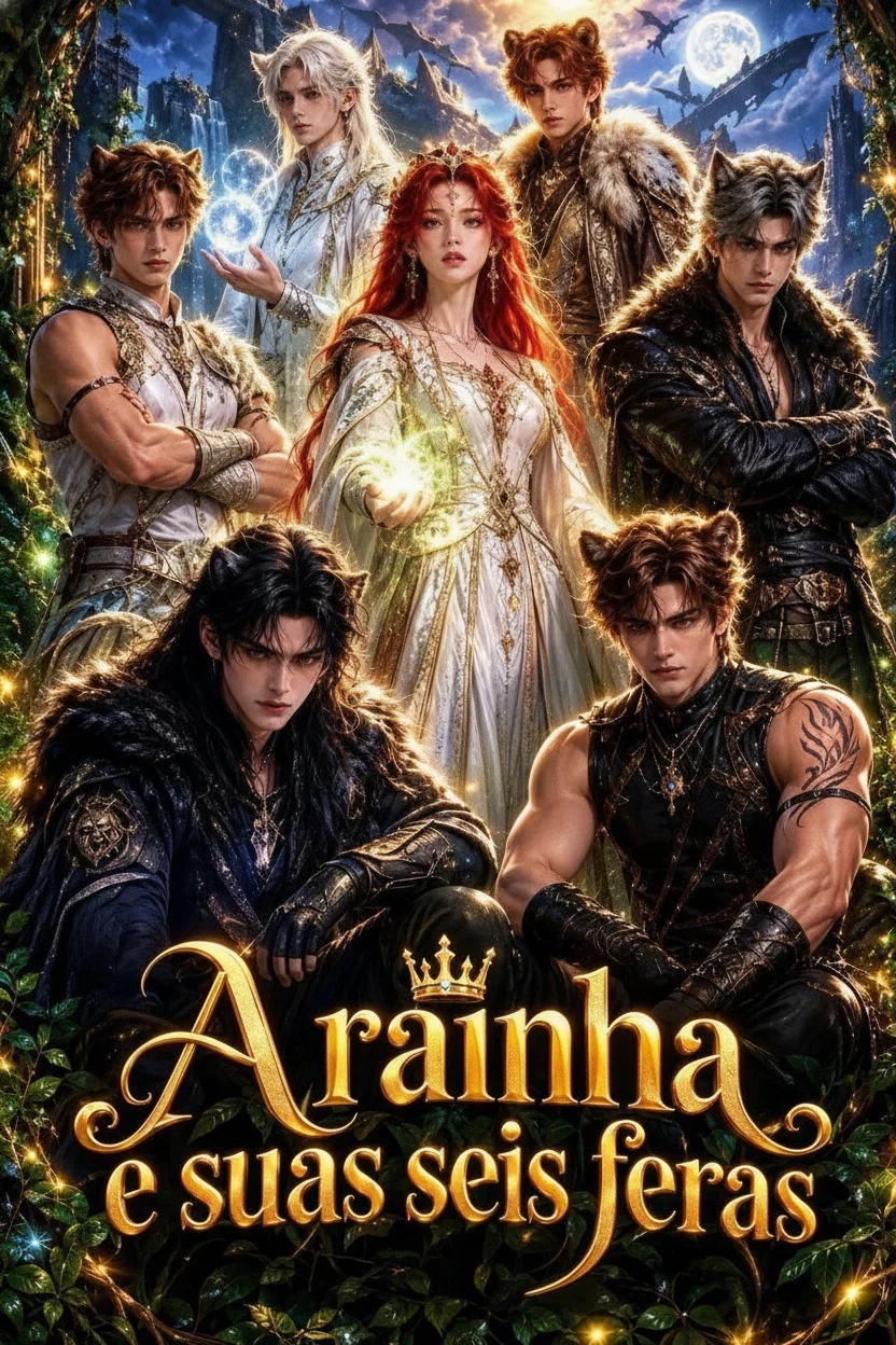 Capa de A Rainha e Suas Seis Feras