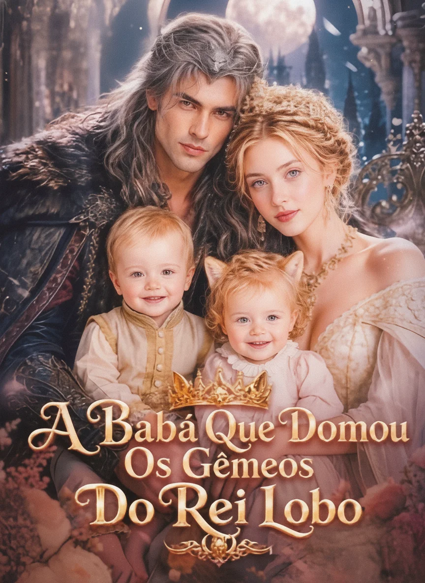 Capa de A Babá que Domou os Gêmeos do Rei Lobo