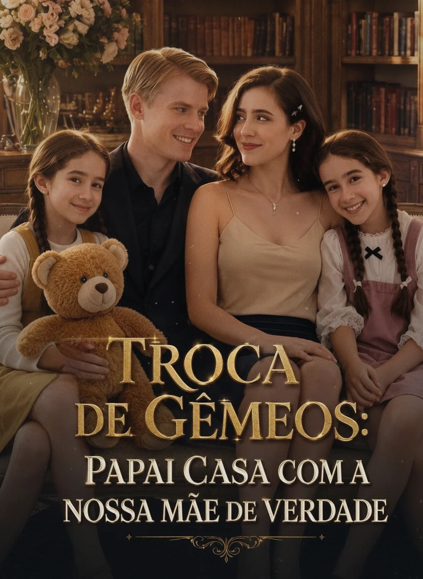 Capa de Troca de Gêmeos: Papai Casa com a Nossa Mãe de Verdade - (Twin Swap: Daddy, Marry Our Real Mommy)