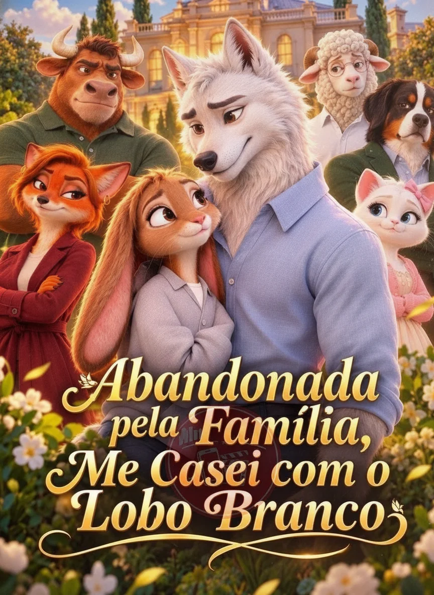 Capa de Abandonada pela Família, Me Casei com o Lobo Branco