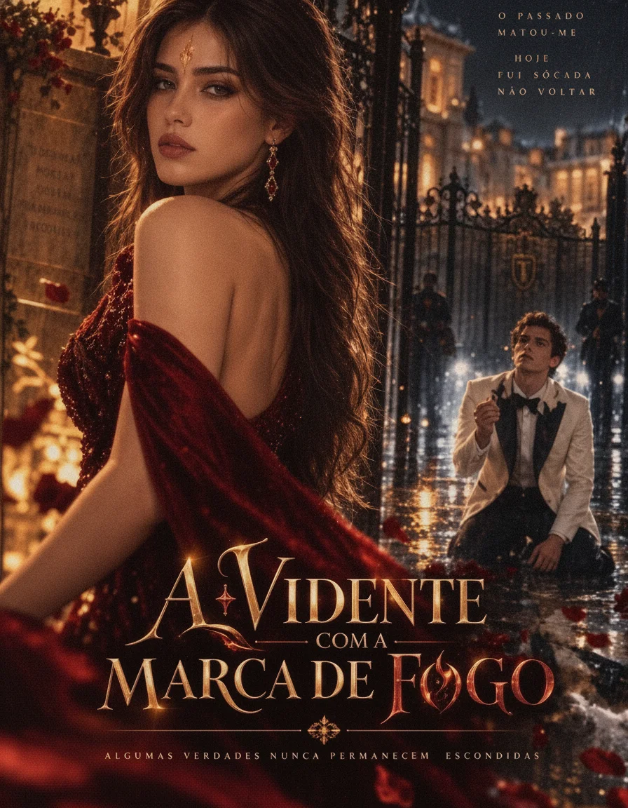 Capa de A Vidente com a Marca de Fogo