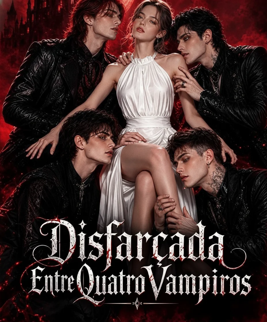 Capa de Disfarçada Entre Quatro Vampiros