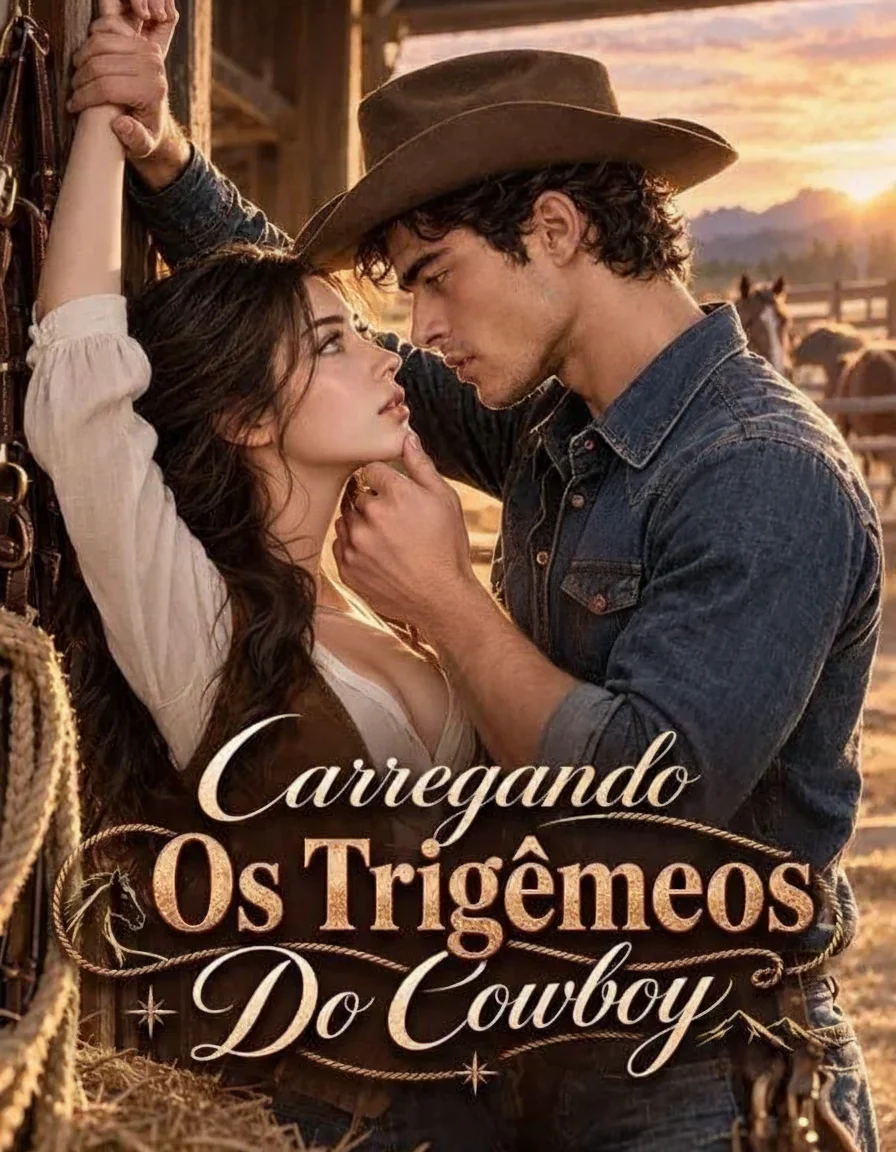 Capa de Carregando os Trigêmeos do Cowboy