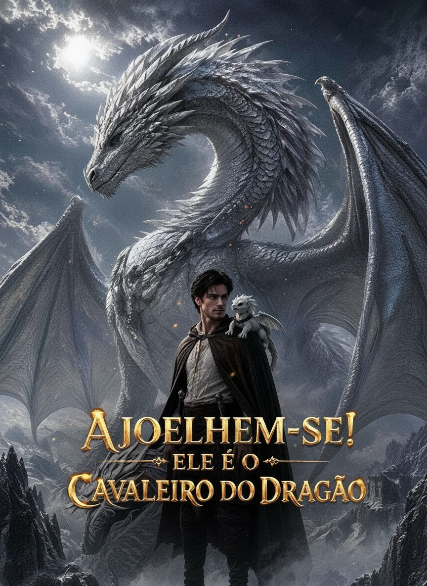 Capa de Ajoelhem-se! Ele é o Cavaleiro do Dragão