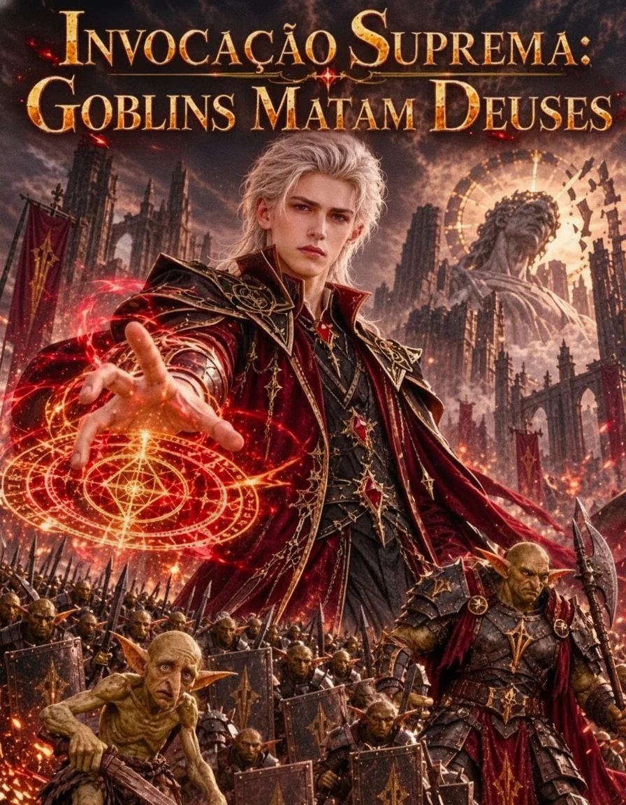 Capa de Invocação Suprema: Goblins Matam Deuses