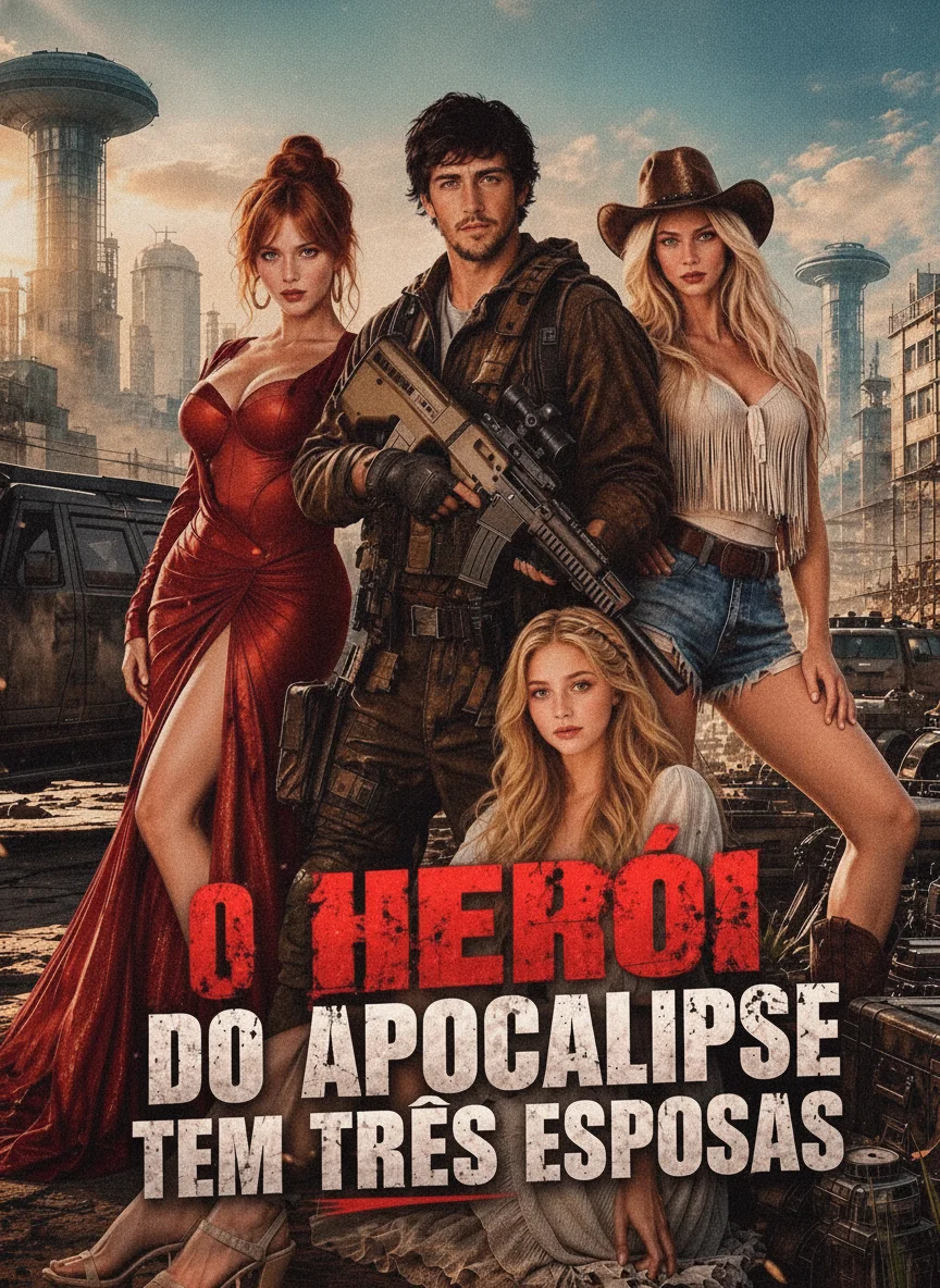 Capa de O Herói do Apocalipse Tem Três Esposas
