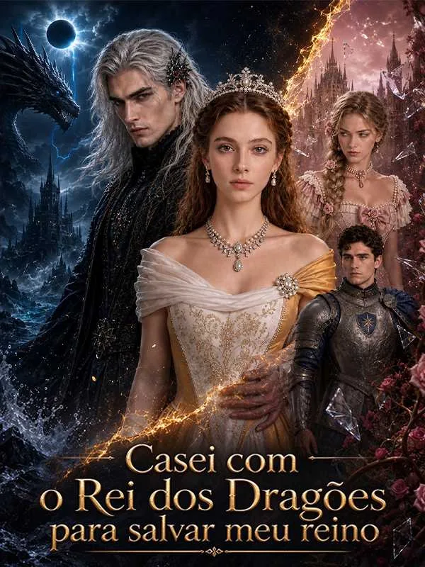 Capa de Casei Com o Rei dos Dragões Para Salvar Meu Reino