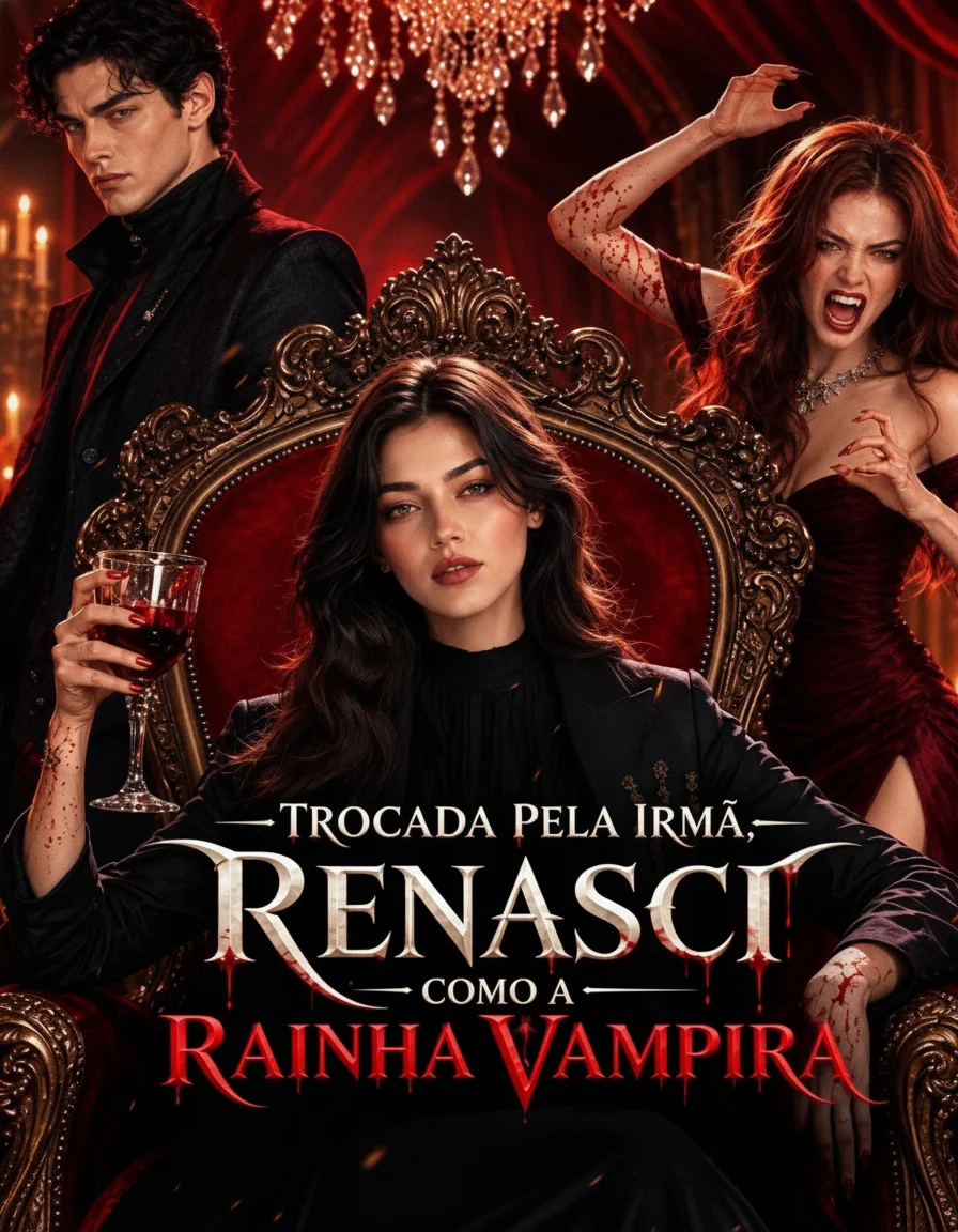 Capa de Trocada pela Irmã, Renasci como a Rainha Vampira