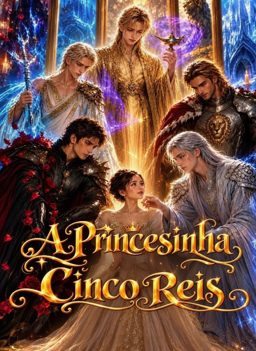 Capa de A Princesinha Amada pelos Cinco Reis