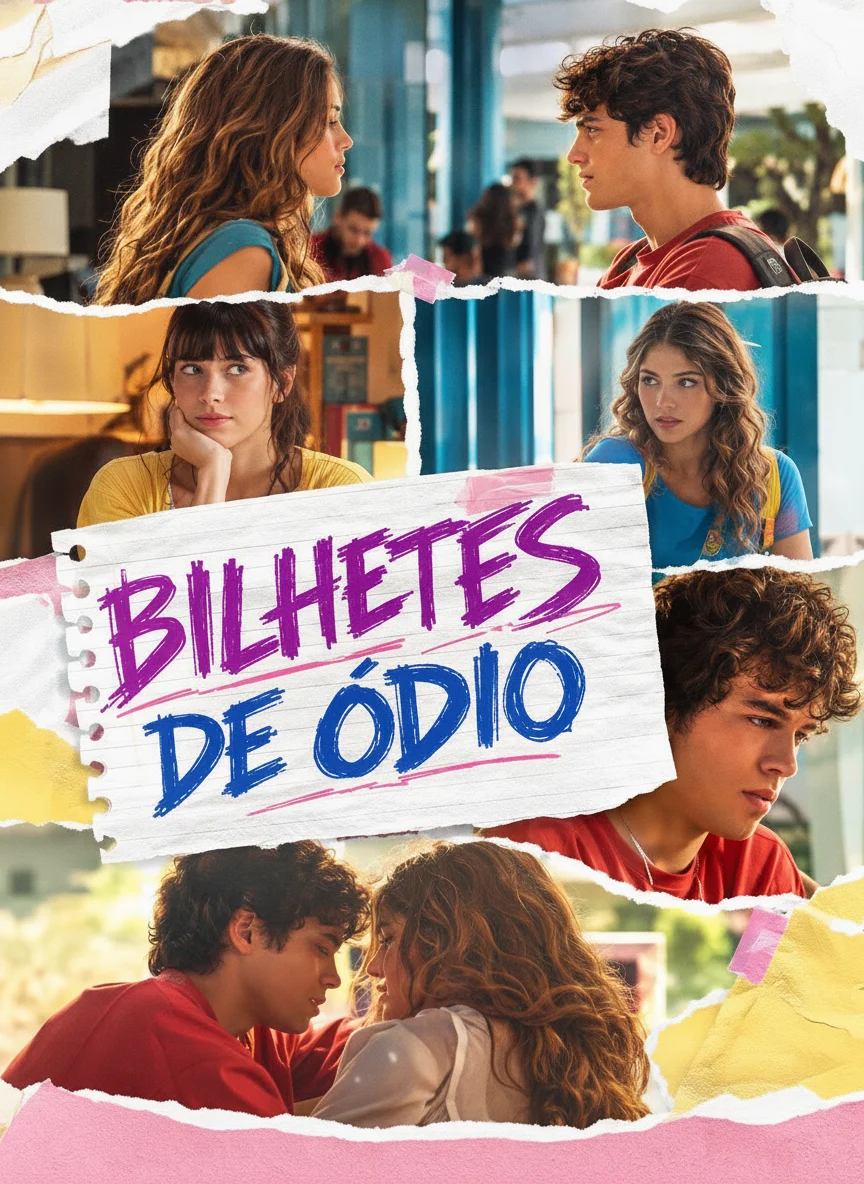 Capa de Bilhetes de Ódio - (Hate Notes)