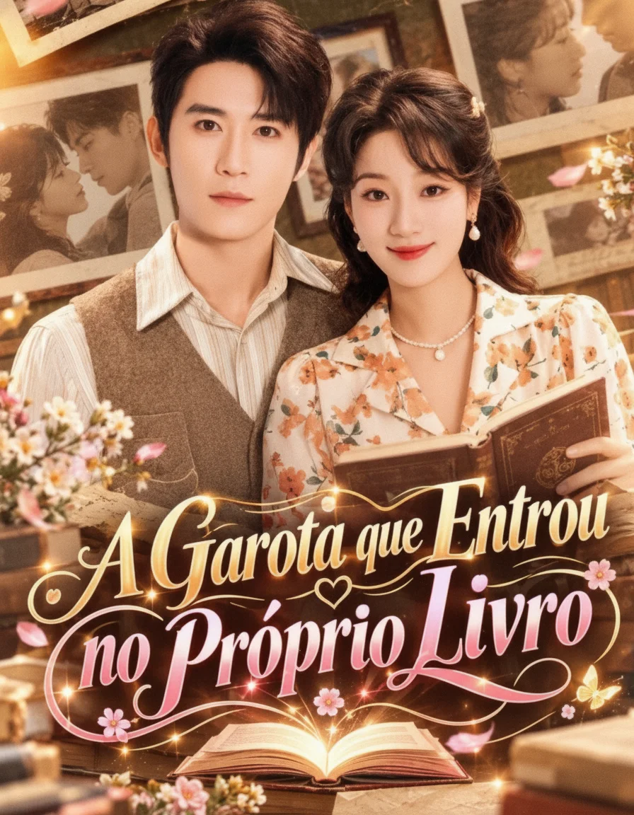 Capa de A Garota Que Entrou no Próprio Livro