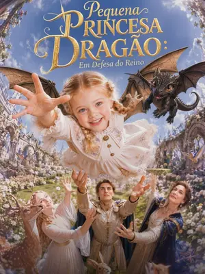 Pequena Princesa Dragão Em Defesa Do Reino